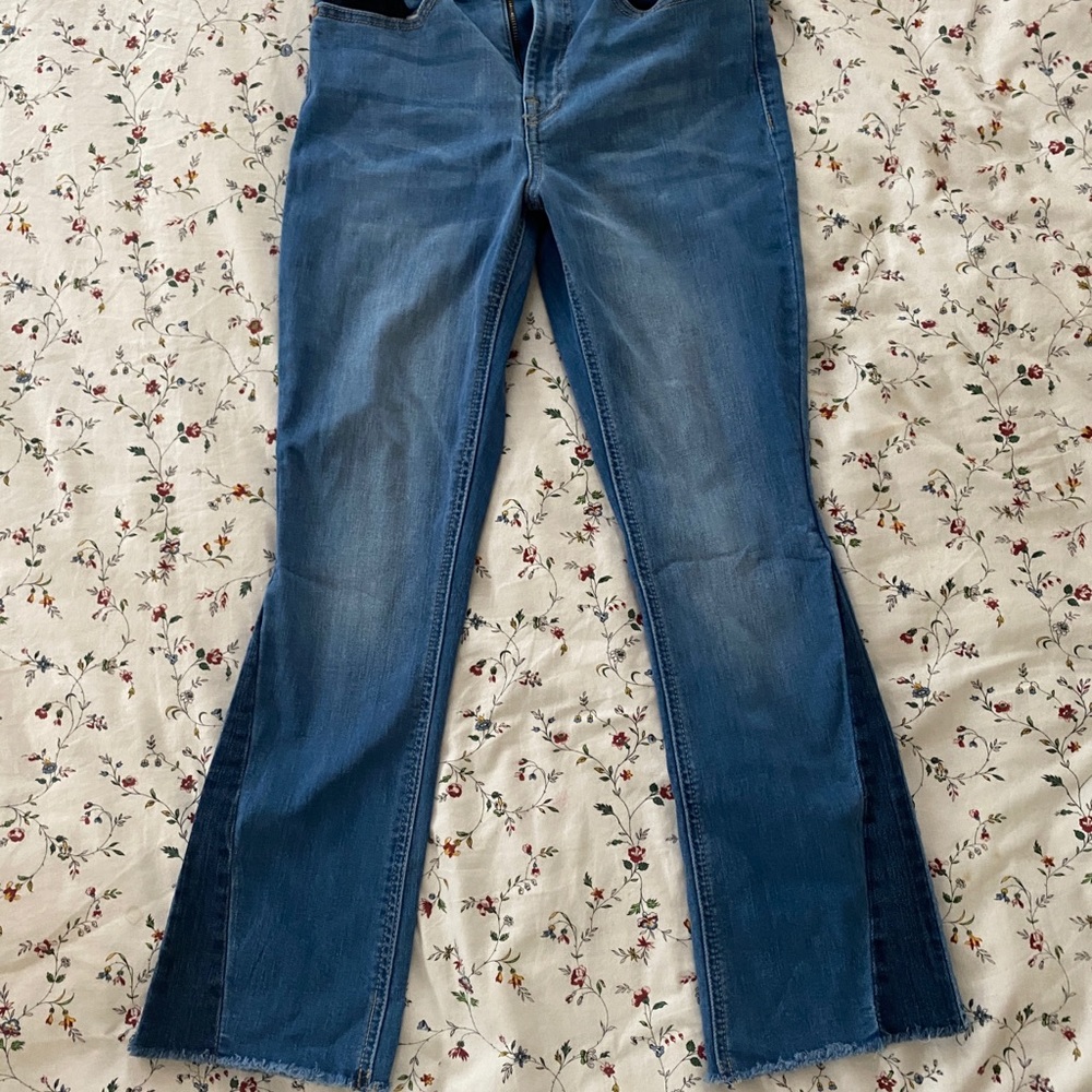 Flare American Rag Colorblock Jeans